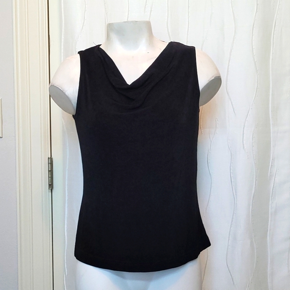 Draper's & Damon's Black Stretch Top